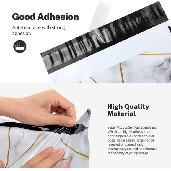 100 Pack Poly Mailers 10x13, Cute Packaging Envelope Mailers Polymailers Packagi - Picture 3 of 6